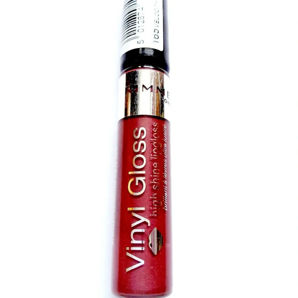 Rimmel Vinyl Gloss High Shine Long Lasting Lip Gloss 165 Velocity New Sealed